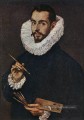 Portrait des artistes Son Jorge Manuel maniérisme espagnol Renaissance El Greco